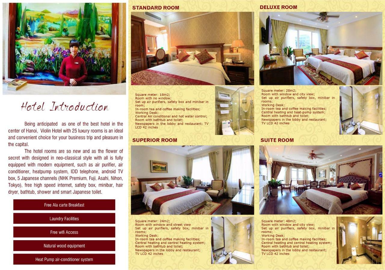 Violin Hotel Ha Noi Hà Nội Ngoại thất bức ảnh